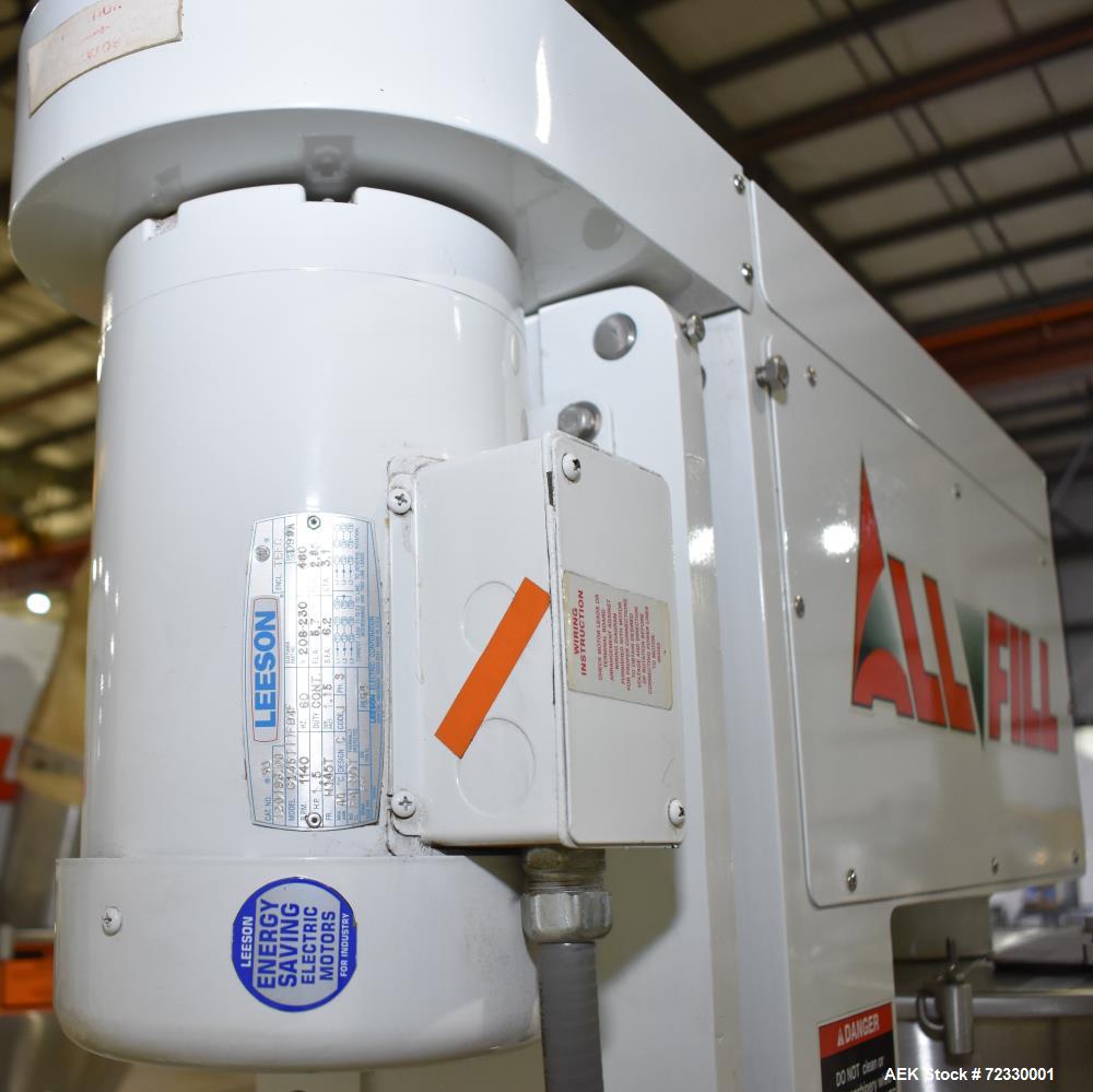 Used- All Fill Model DHAA-400 Dual Head Automatic Inline Auger Filler